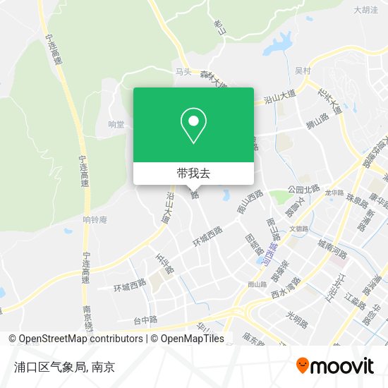 浦口区气象局地图