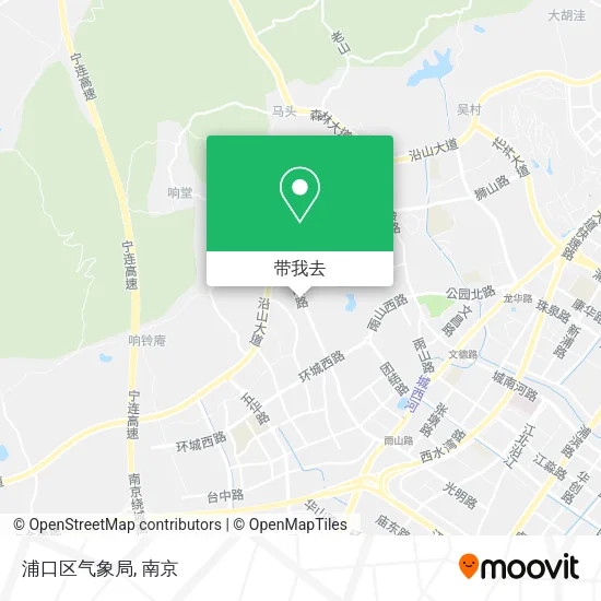 浦口区气象局地图