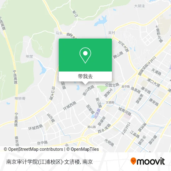 南京审计学院(江浦校区)-文济楼地图