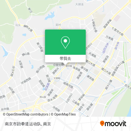 南京市跆拳道运动队地图