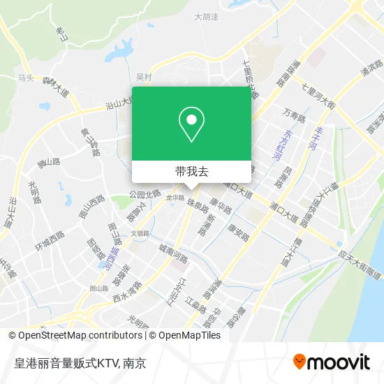 皇港丽音量贩式KTV地图