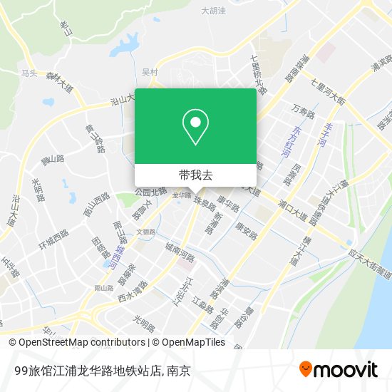 99旅馆江浦龙华路地铁站店地图