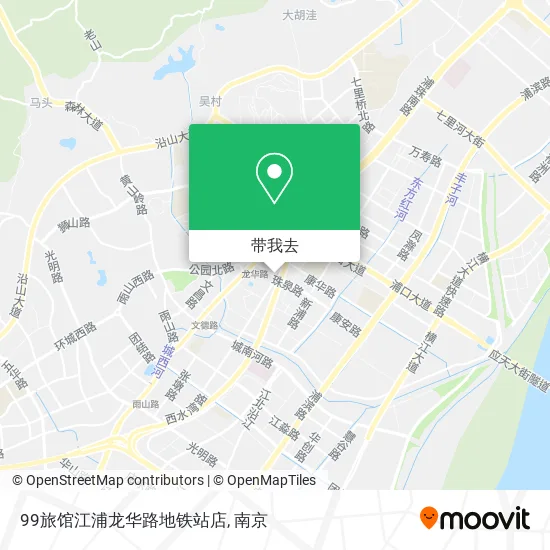 99旅馆江浦龙华路地铁站店地图