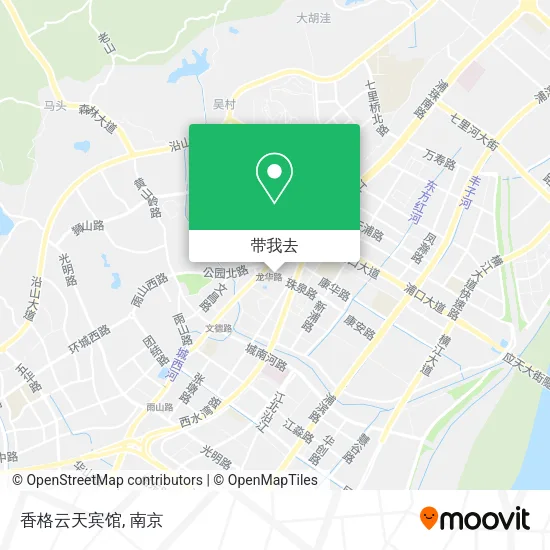 香格云天宾馆地图