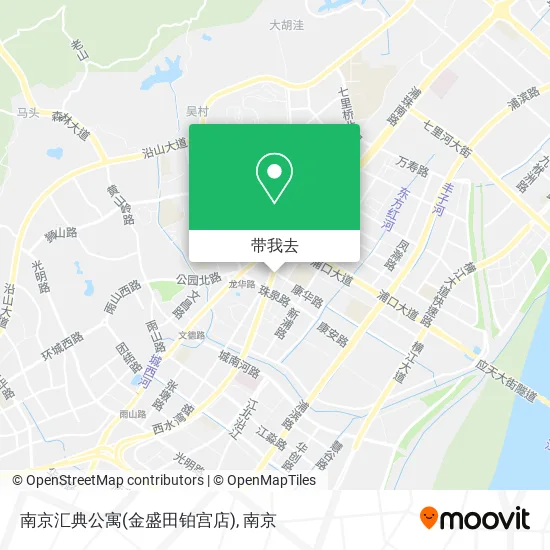 南京汇典公寓(金盛田铂宫店)地图