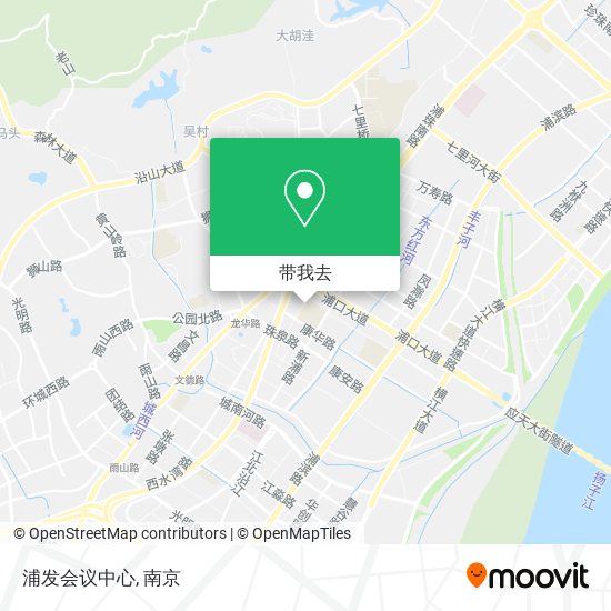 浦发会议中心地图