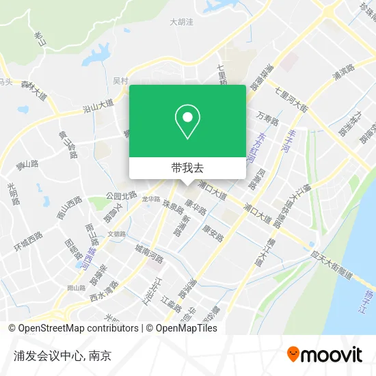 浦发会议中心地图