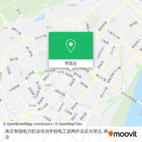 南京智源电力职业培训学校电工进网作业证办理点地图