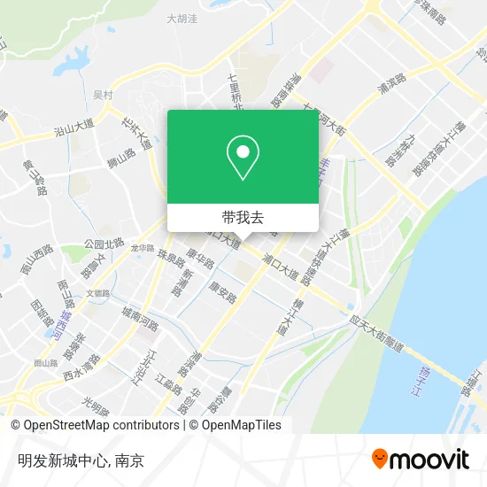 明发新城中心地图
