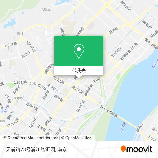 天浦路28号浦江智汇园地图