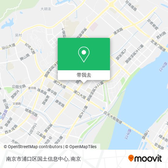 南京市浦口区国土信息中心地图
