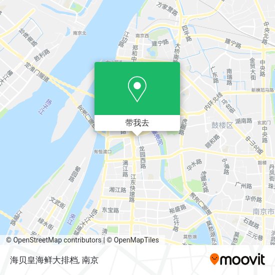 海贝皇海鲜大排档地图