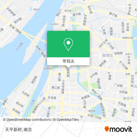 天平新村地图