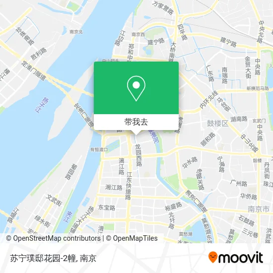 苏宁璞邸花园-2幢地图