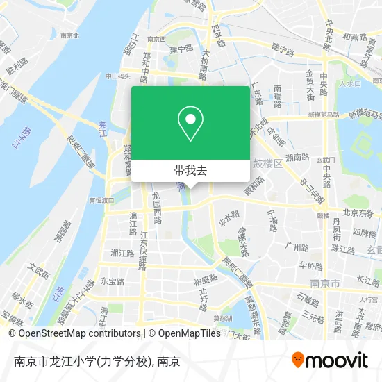 南京市龙江小学(力学分校)地图