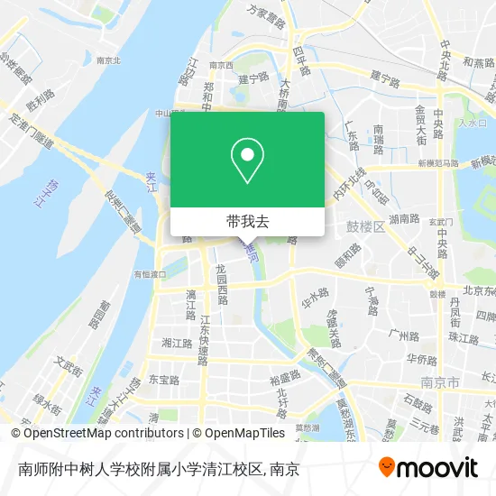 南师附中树人学校附属小学清江校区地图