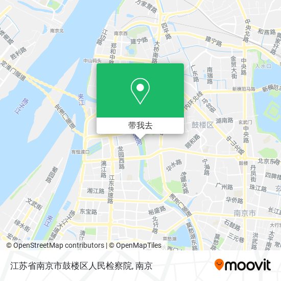 江苏省南京市鼓楼区人民检察院地图