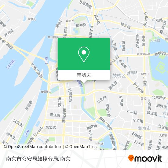 南京市公安局鼓楼分局地图