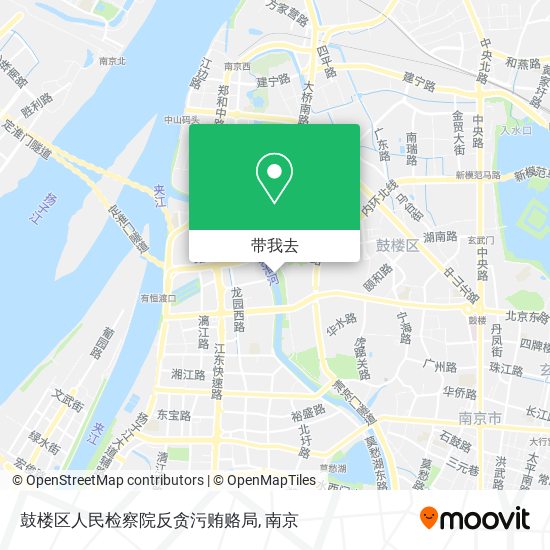 鼓楼区人民检察院反贪污贿赂局地图
