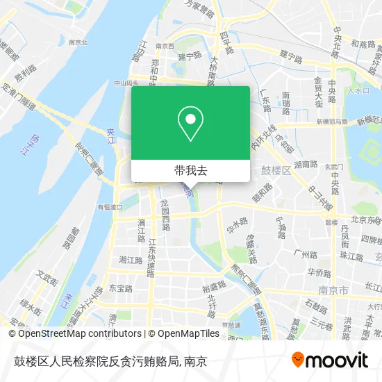 鼓楼区人民检察院反贪污贿赂局地图