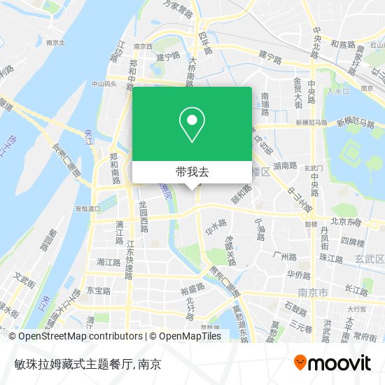 敏珠拉姆藏式主题餐厅地图