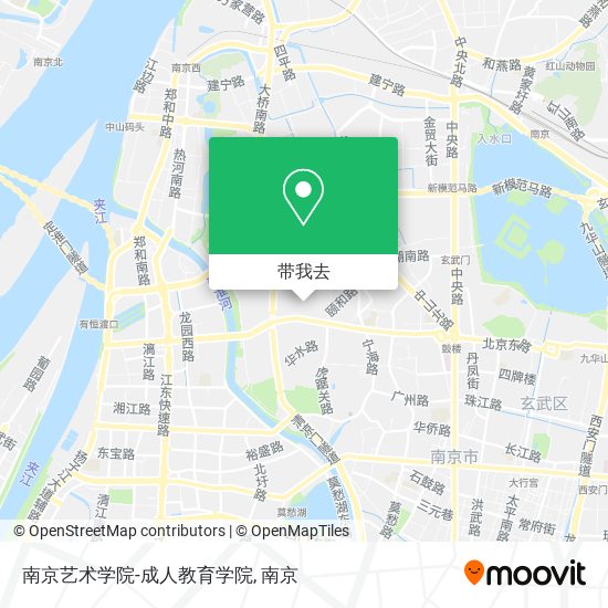 南京艺术学院-成人教育学院地图