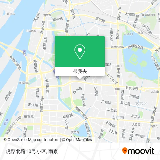 虎踞北路10号小区地图