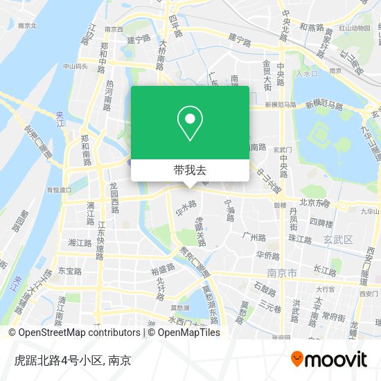 虎踞北路4号小区地图
