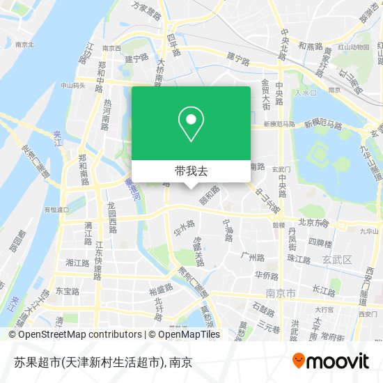 苏果超市(天津新村生活超市)地图