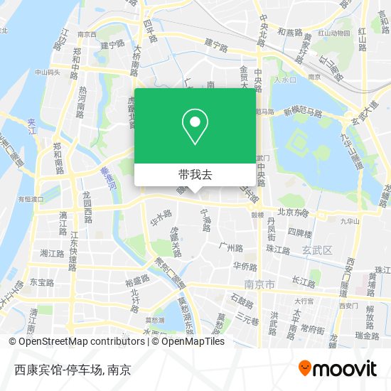 西康宾馆-停车场地图