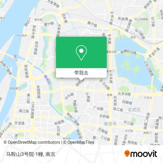 马鞍山3号院-1幢地图