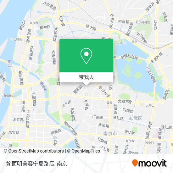 姹而明美容宁夏路店地图