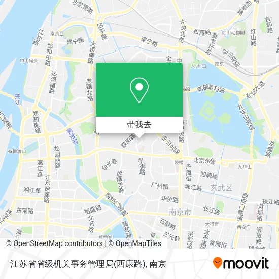 江苏省省级机关事务管理局(西康路)地图