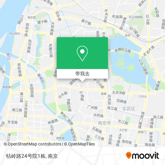 牯岭路24号院1栋地图