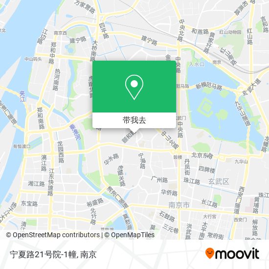 宁夏路21号院-1幢地图
