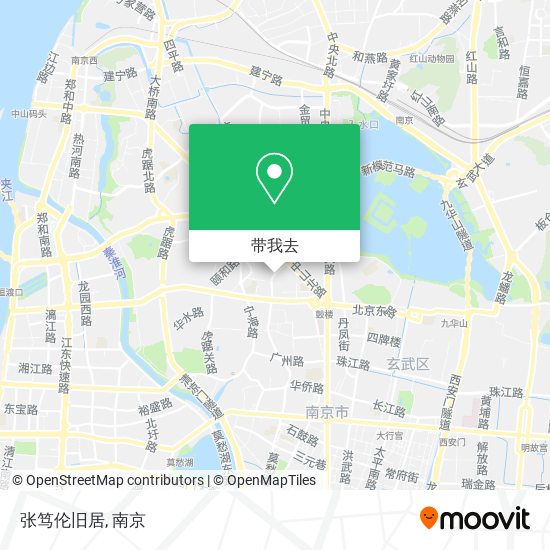 张笃伦旧居地图