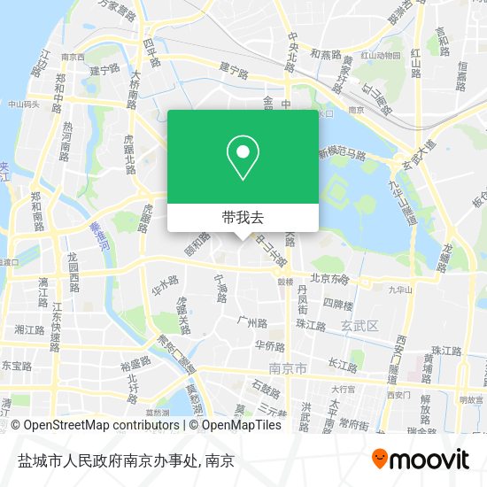 盐城市人民政府南京办事处地图