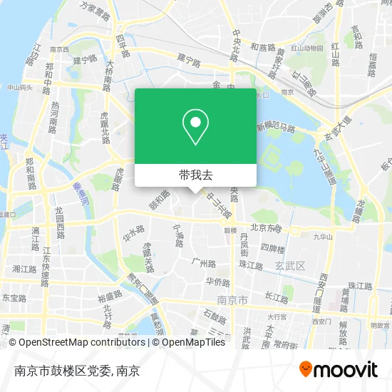 南京市鼓楼区党委地图