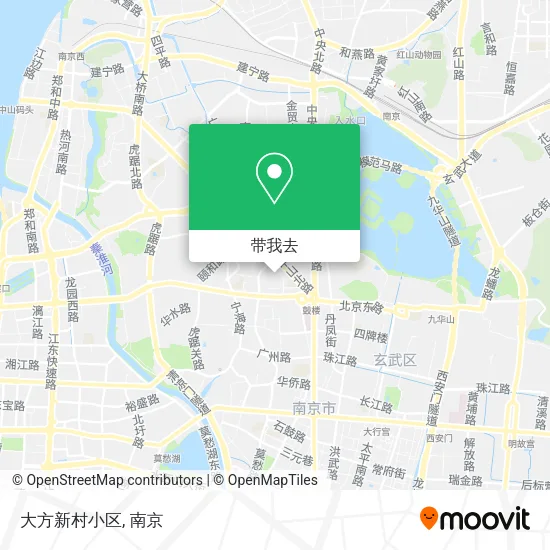 大方新村小区地图