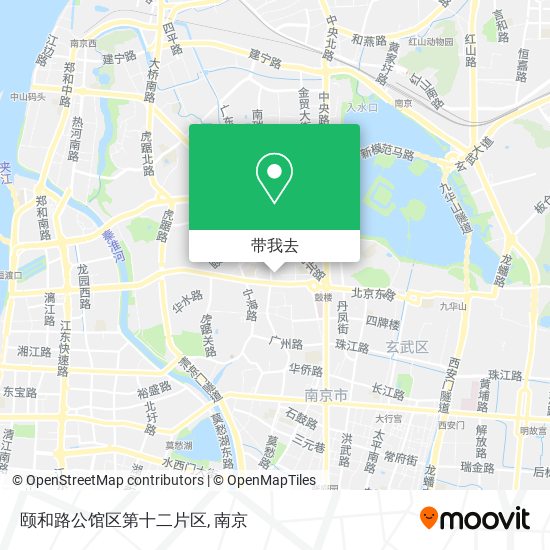 颐和路公馆区第十二片区地图
