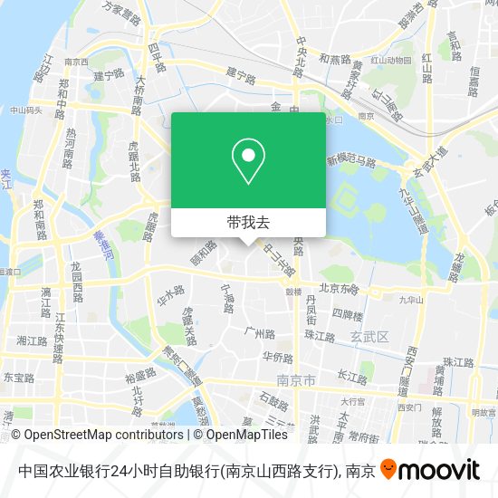 中国农业银行24小时自助银行(南京山西路支行)地图