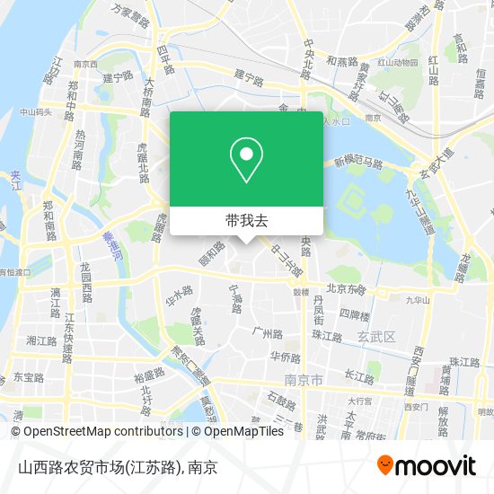 山西路农贸市场(江苏路)地图