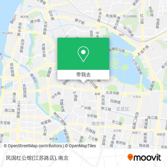 民国红公馆(江苏路店)地图