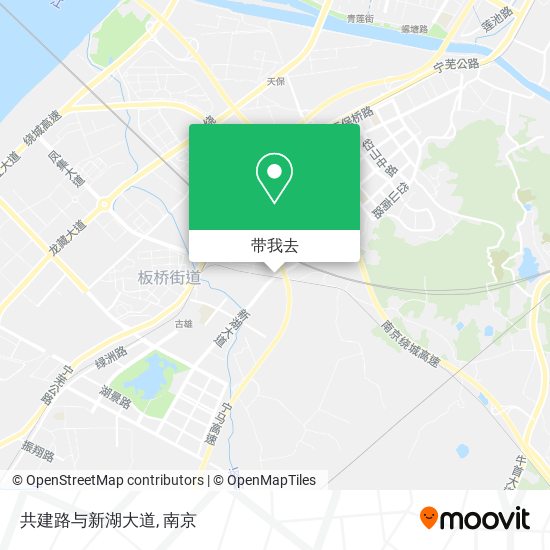 共建路与新湖大道地图