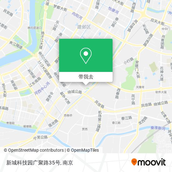 新城科技园广聚路35号地图