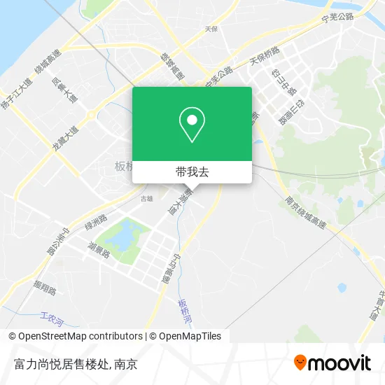 富力尚悦居售楼处地图