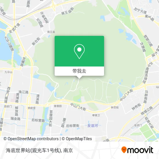 海底世界站(观光车1号线)地图