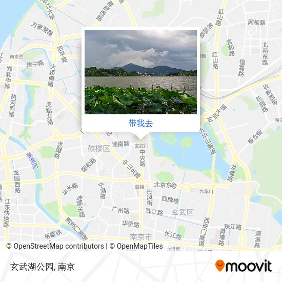 玄武湖公园地图
