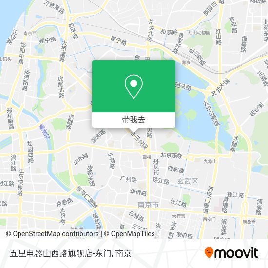 五星电器山西路旗舰店-东门地图