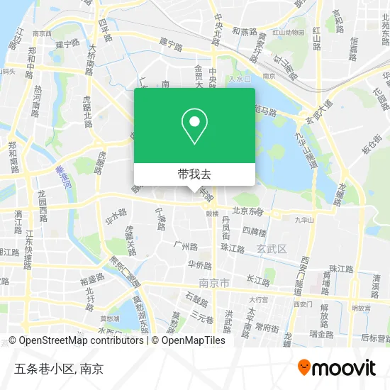 五条巷小区地图
